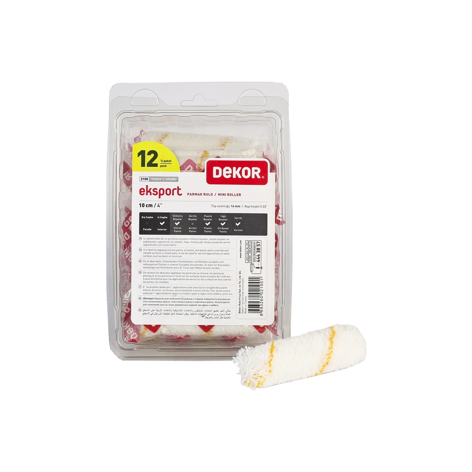 DEKOR PARMAK RULO YEDEĞİ 2100